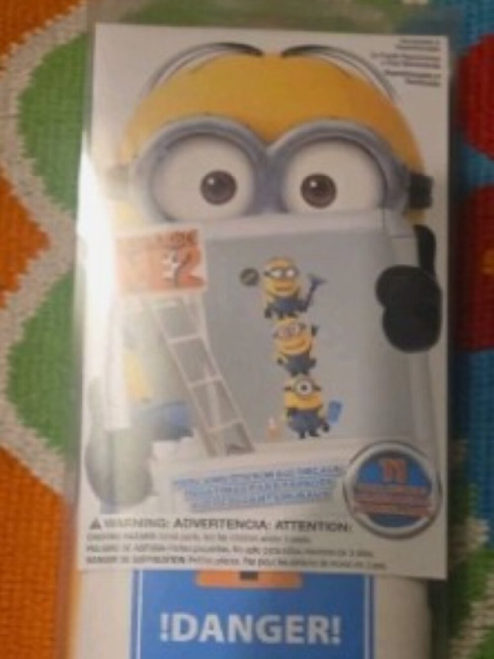 New Minions Despicable Me 2 Giant Peel and Stick Giant Wall Decals, RMK2081GM